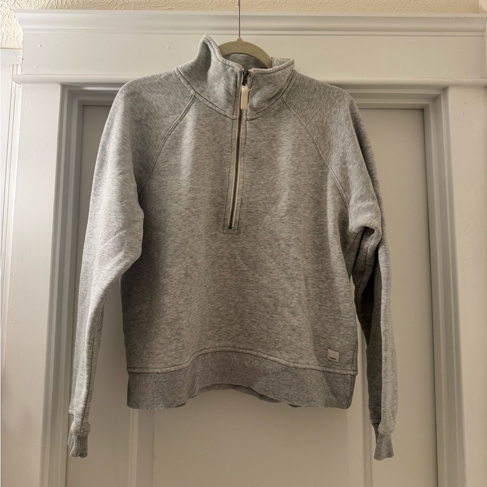 Vuori Gray Half-Zip Women’s Sweatshirt